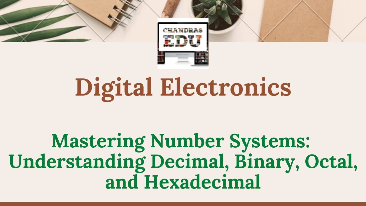 Review of Number Systems